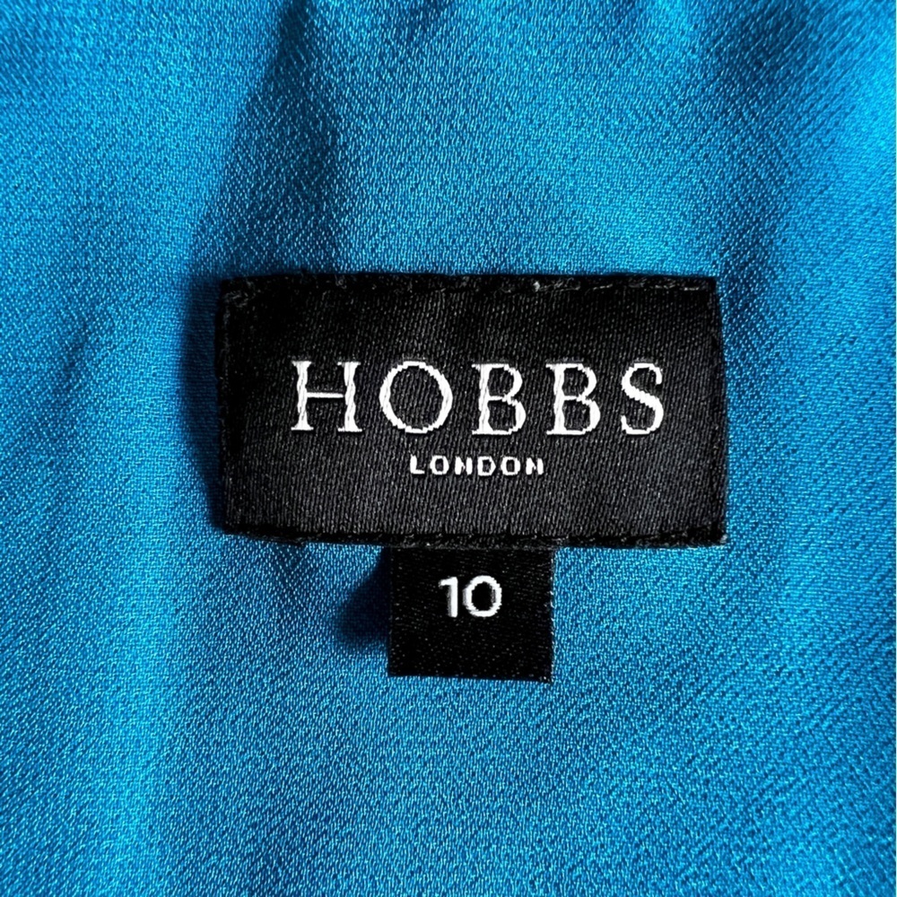 Hobbs London Sleeveless Midi Blue Dress sz US 6 / UK 10 - Picture 11 of 15